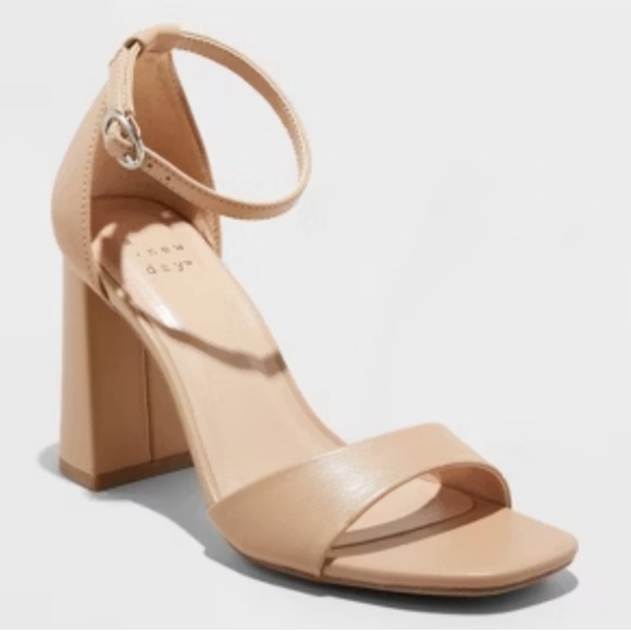 a new day Shoes - A New Day Women's Tan Shelly Ankle Strap Heel Memory Foam Insole‎ Size 11